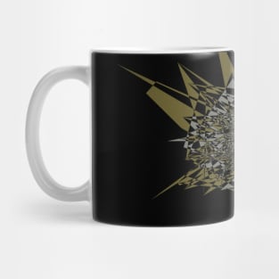 Abstract Glitch in Negative Space Mug